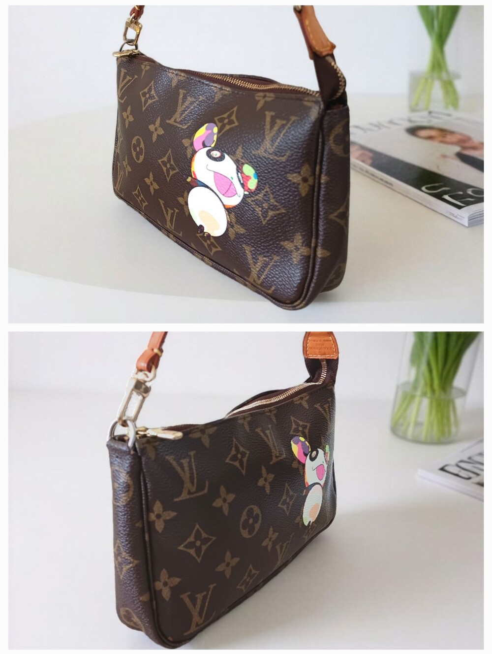 Louis Vuitton Murakami Panda Pochette Accessoires Limited Edition ✨ COA - Picture 8 of 16